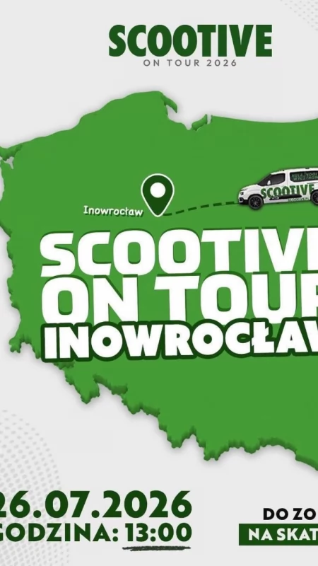 Scootive On Tour w Inowrocławiu. Hulajnogowe święto w Skate Parku