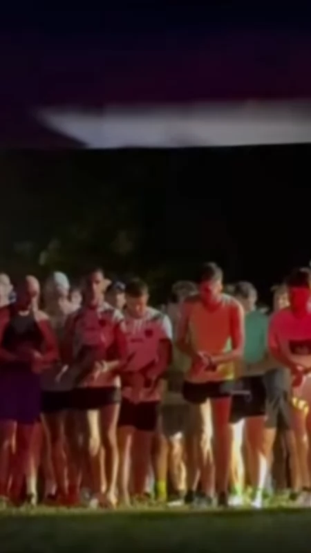 Pobiegli 5 km nocą