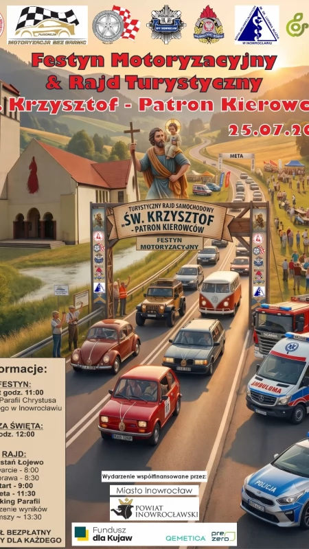 Turystyczny Rajd Samochodowy Św. Krzysztof – Patron Kierowców połączony z festynem motoryzacyjnym