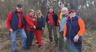 Turyści piesi i rowerowi przywitali wiosnę