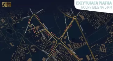 Nocny bieg na 5 km, będą utrudnienia w ruchu